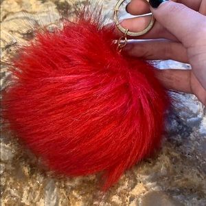 Faux Fur Keychain